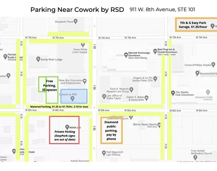 Cowork by RSD and the 921 Annex Parking